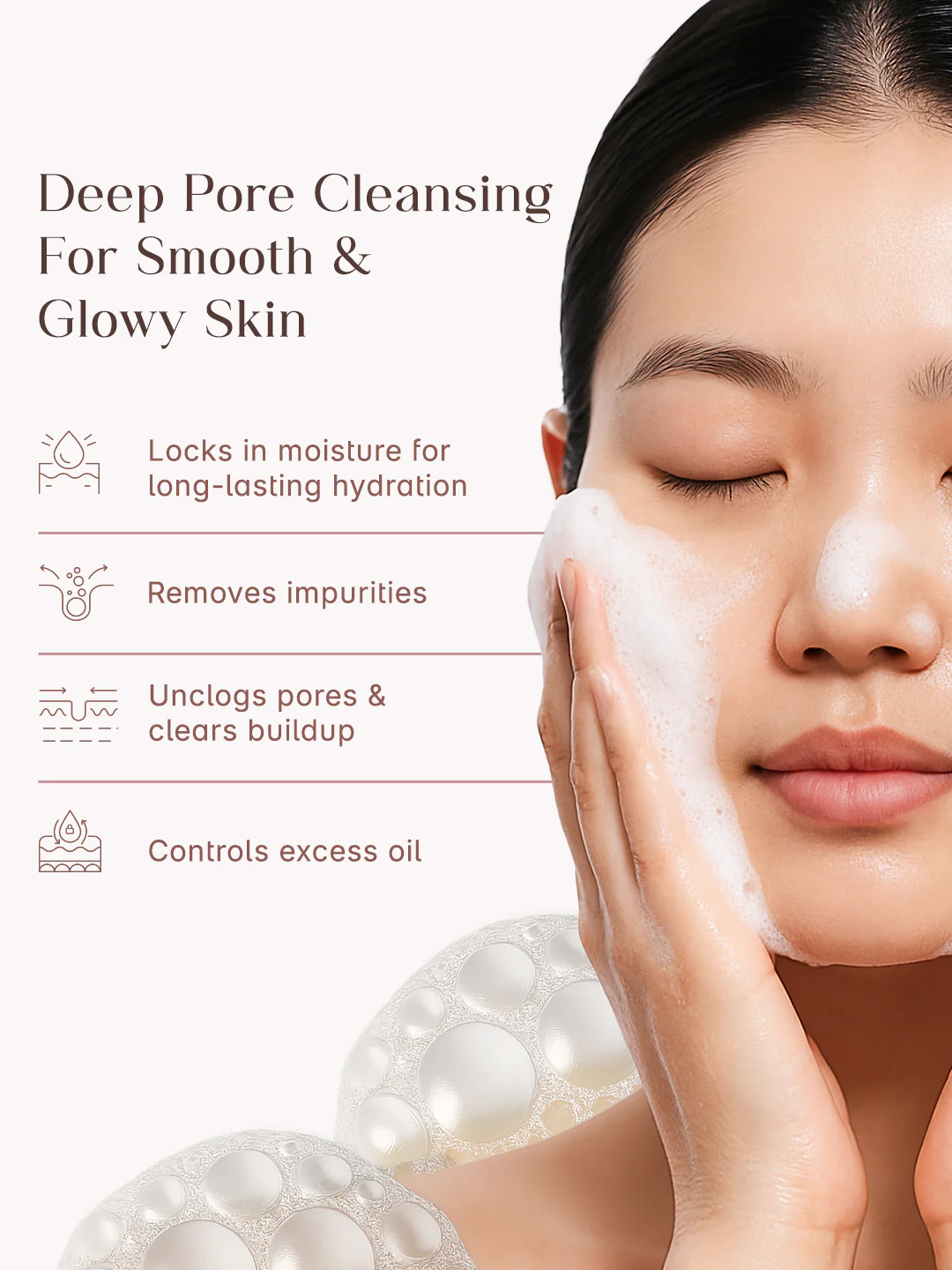 SEOULSKIN  Heartleaf Pore Deep Cleansing Foam(heartleaf + BHA) - Image 3
