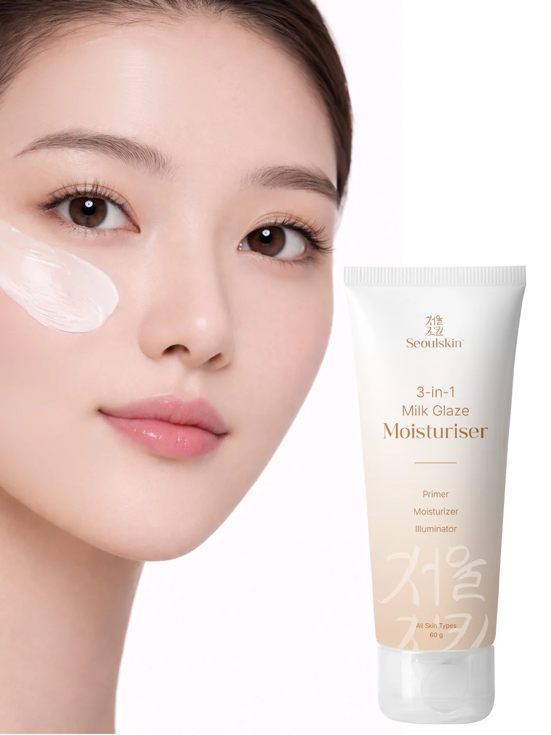 Seoulskin 3-in-1 Milk Glaze Moisturiser 60g