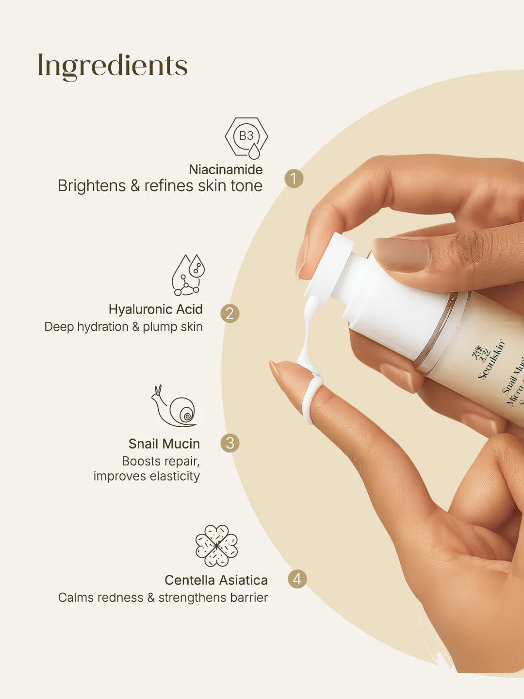 Seoulskin Snail mucin Micro needling serum 7500- 30ml - Image 4