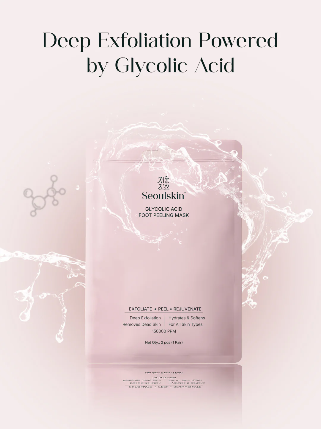 SeoulSkin Glycolic Acid Foot Peeling Mask | Pack Of 2 - Image 3