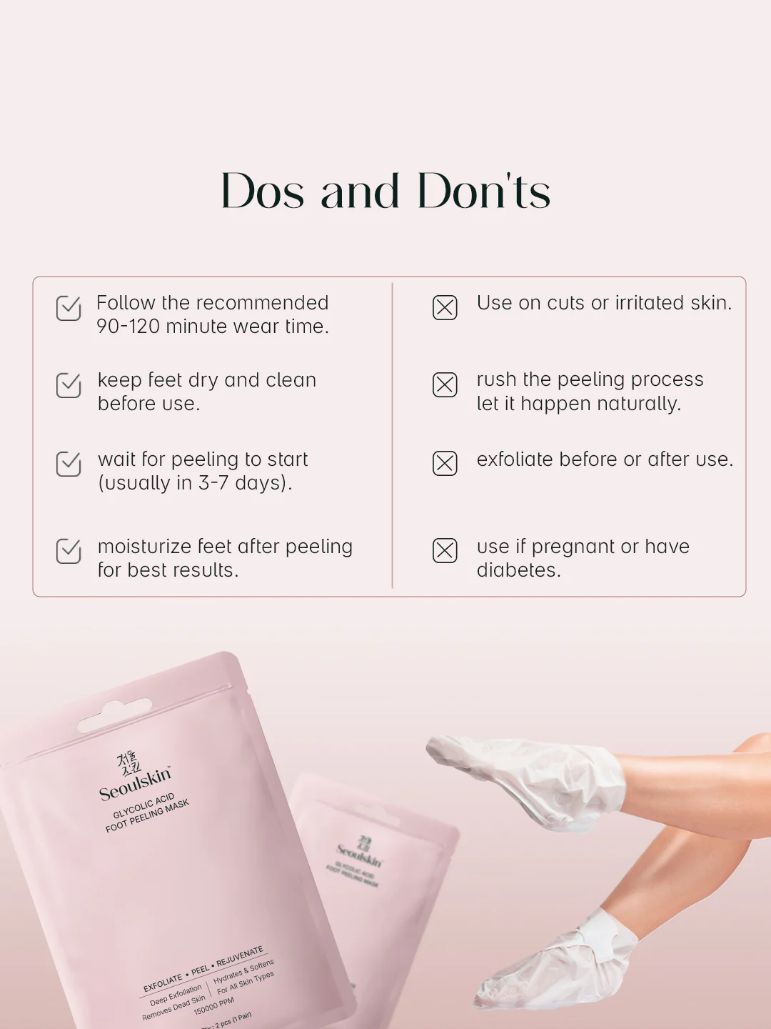 SeoulSkin Glycolic Acid Foot Peeling Mask - Image 9