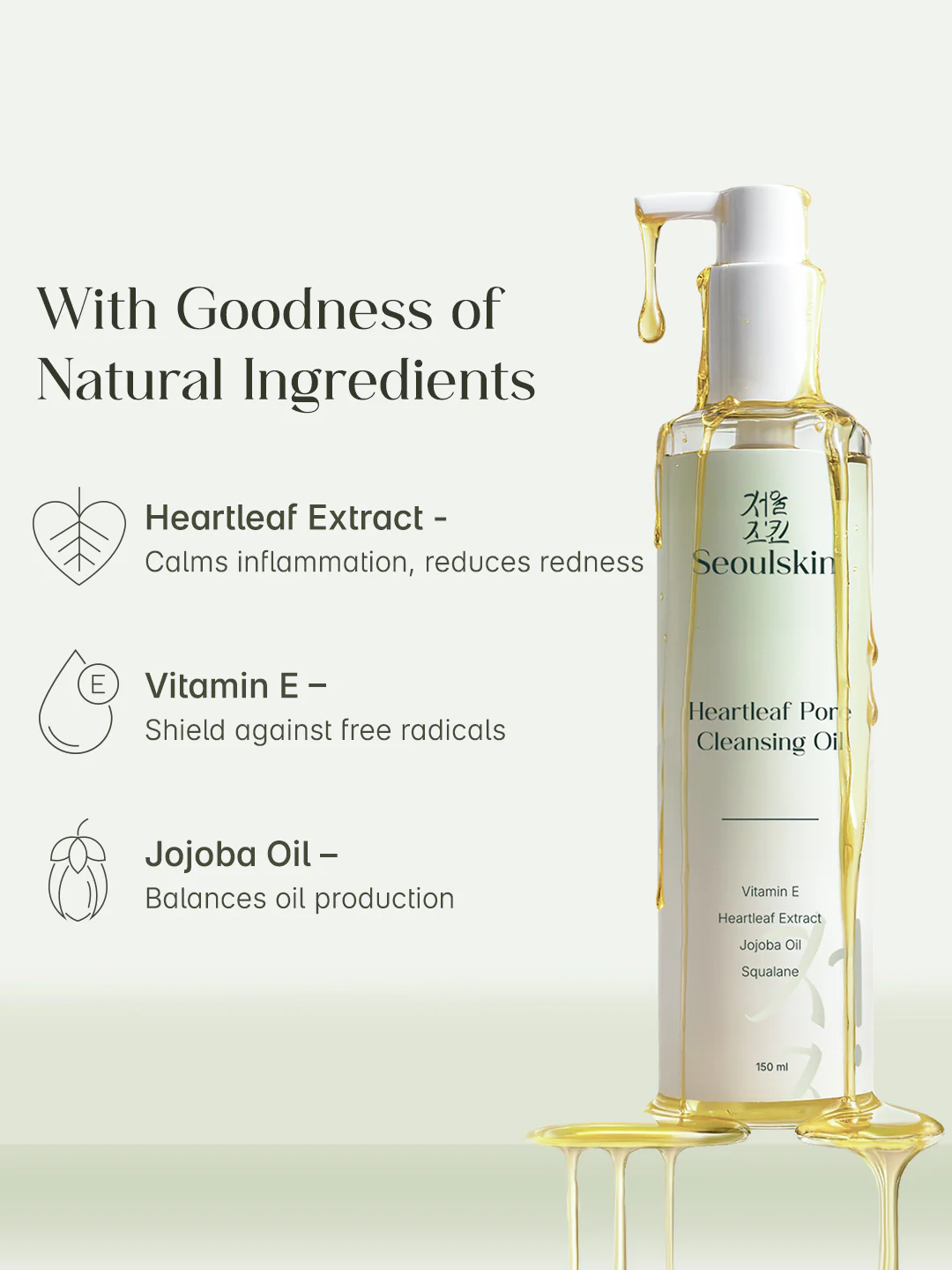 Seoulskin Korean Face Cleansing Oil 150 ml - Image 5