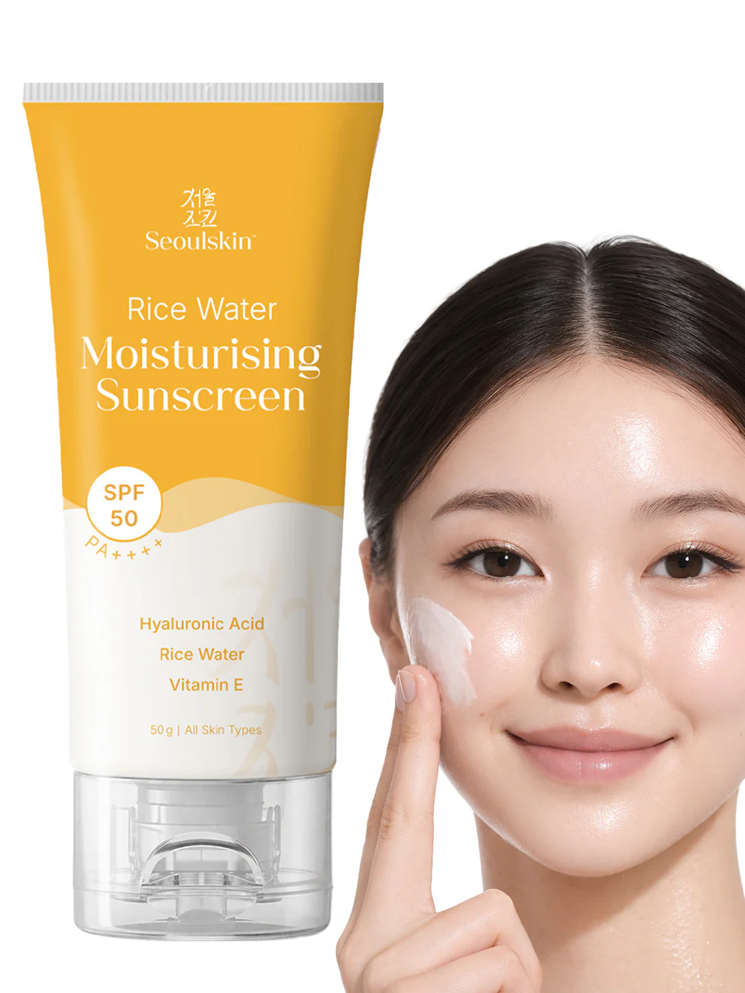 Seoulskin Rice Water Moisturizing Sunscreen 50g