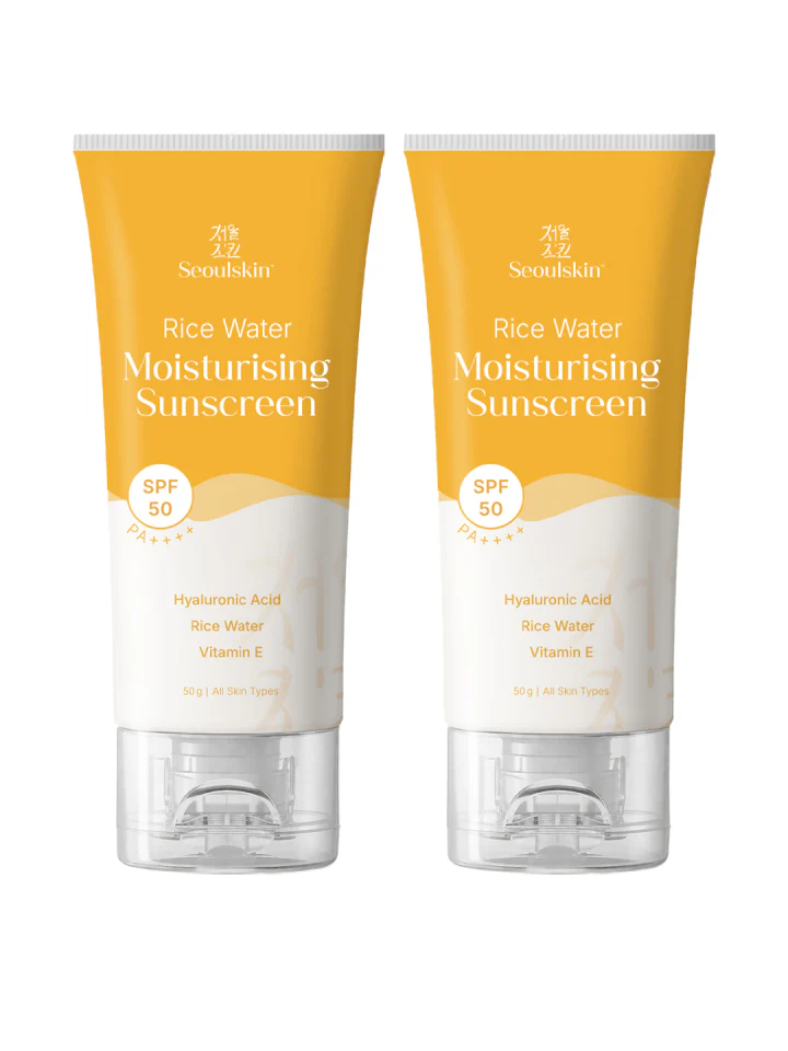 Seoulskin Rice Water Moisturizing Sunscreen 50g | pack of 2