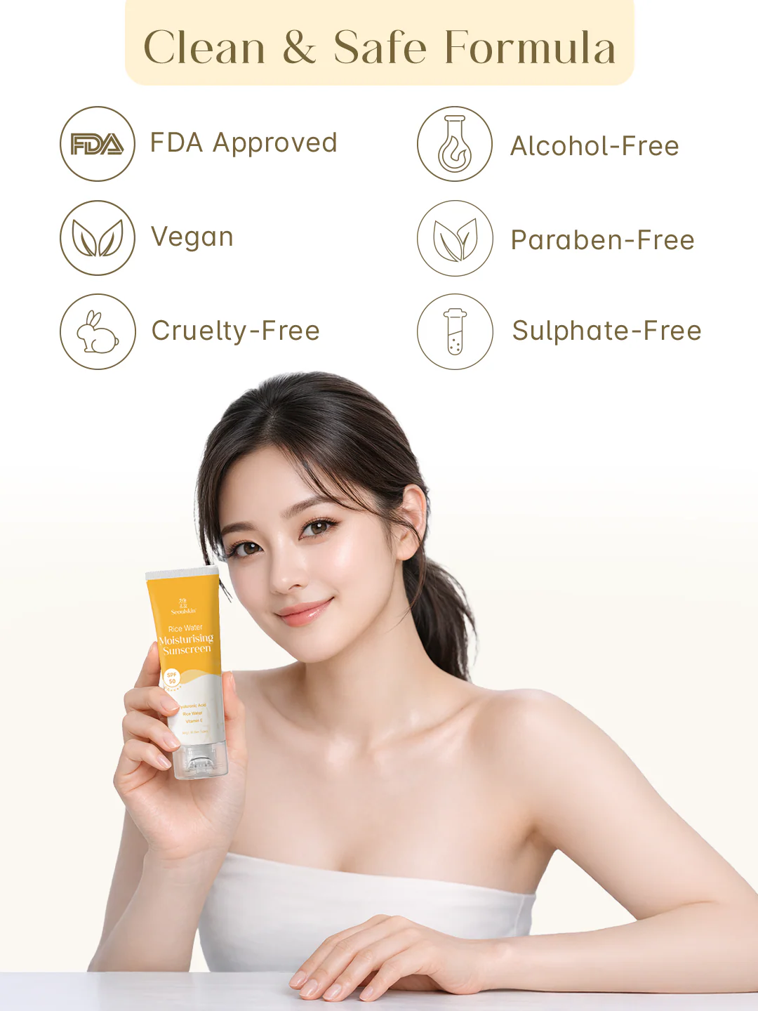Seoulskin Rice Water Moisturizing Sunscreen 50g - Image 8